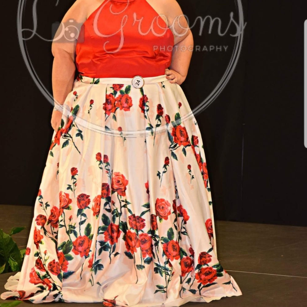 Plus size Milano  prom/pageant dress